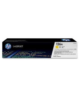 HP 126A LaserJet Toner Cartridge, yellow (CE312A)